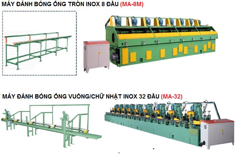 Máy đánh bóng ống Inox